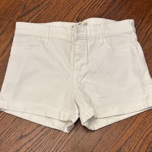 Abercrombie Kids White Jean Shorts